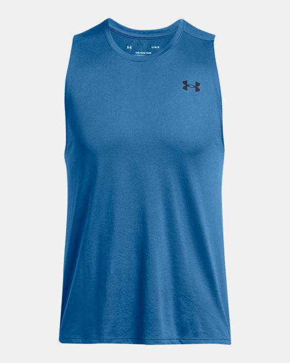 เสื้อกล้าม UA Tech™ สำหรับผู้ชาย in Blue image number 2